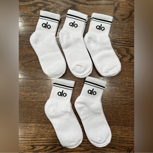 Alo Throwback socks 5 pairs brand new - Picture 1 of 1